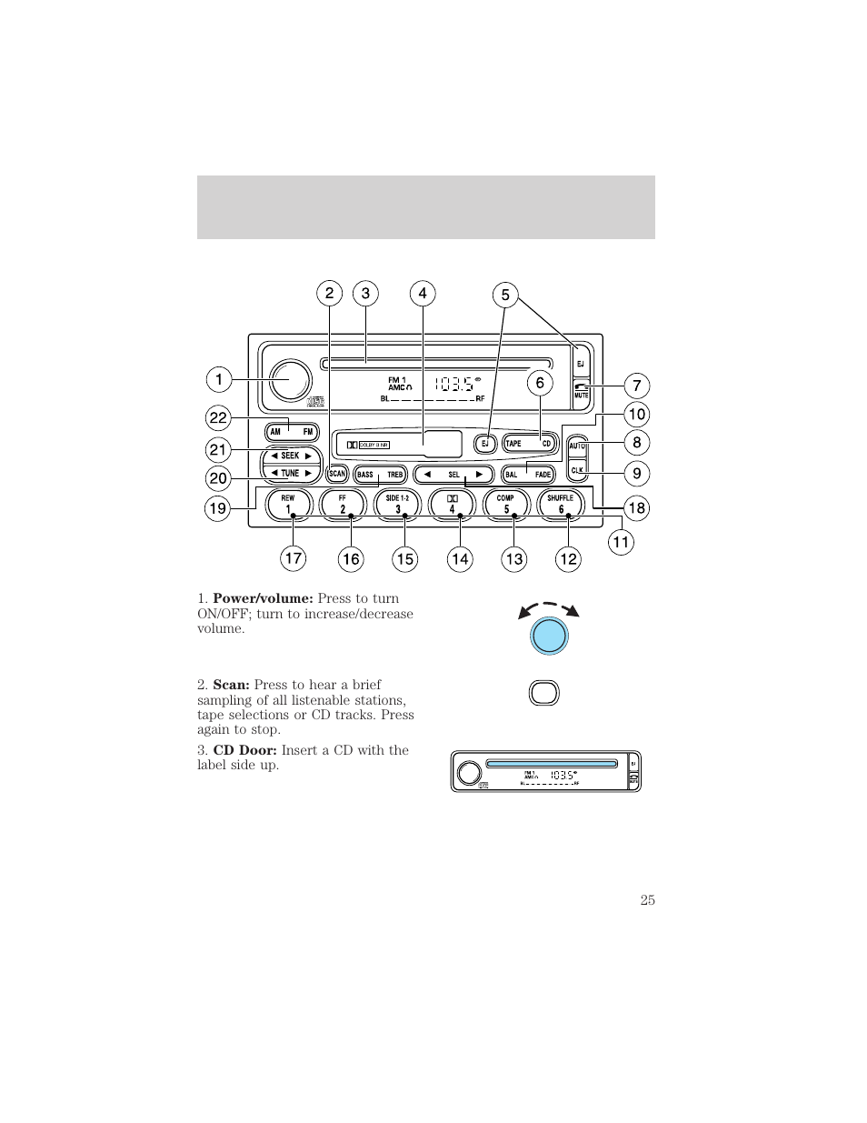Entertainment systems | FORD 2003 F-550 v.3 User Manual | Page 25 / 280