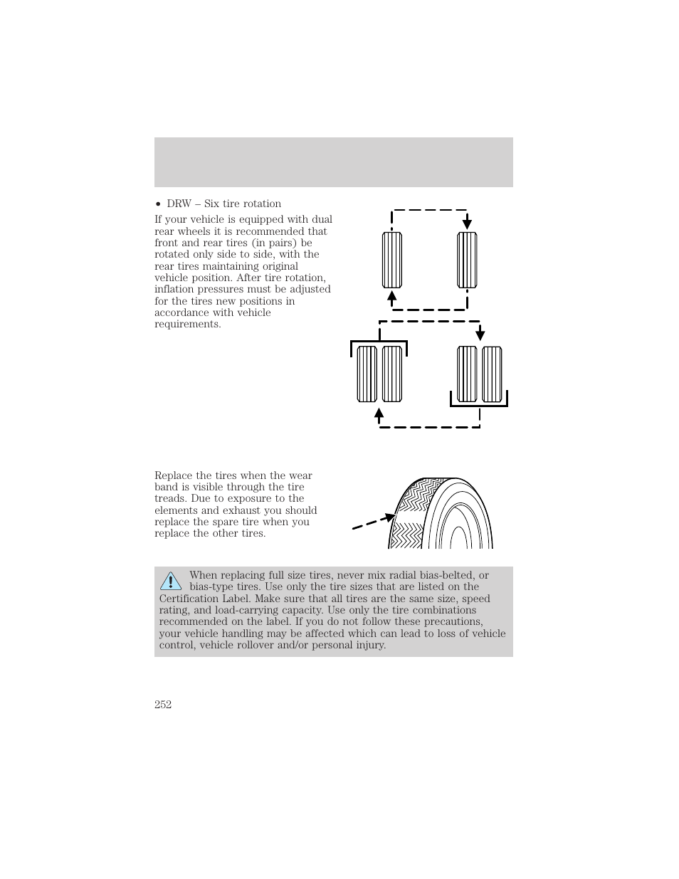 Maintenance and specifications | FORD 2003 F-550 v.3 User Manual | Page 252 / 280