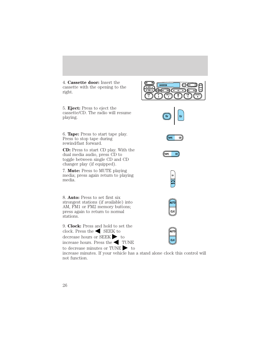 Entertainment systems | FORD 2003 F-550 v.3 User Manual | Page 26 / 280