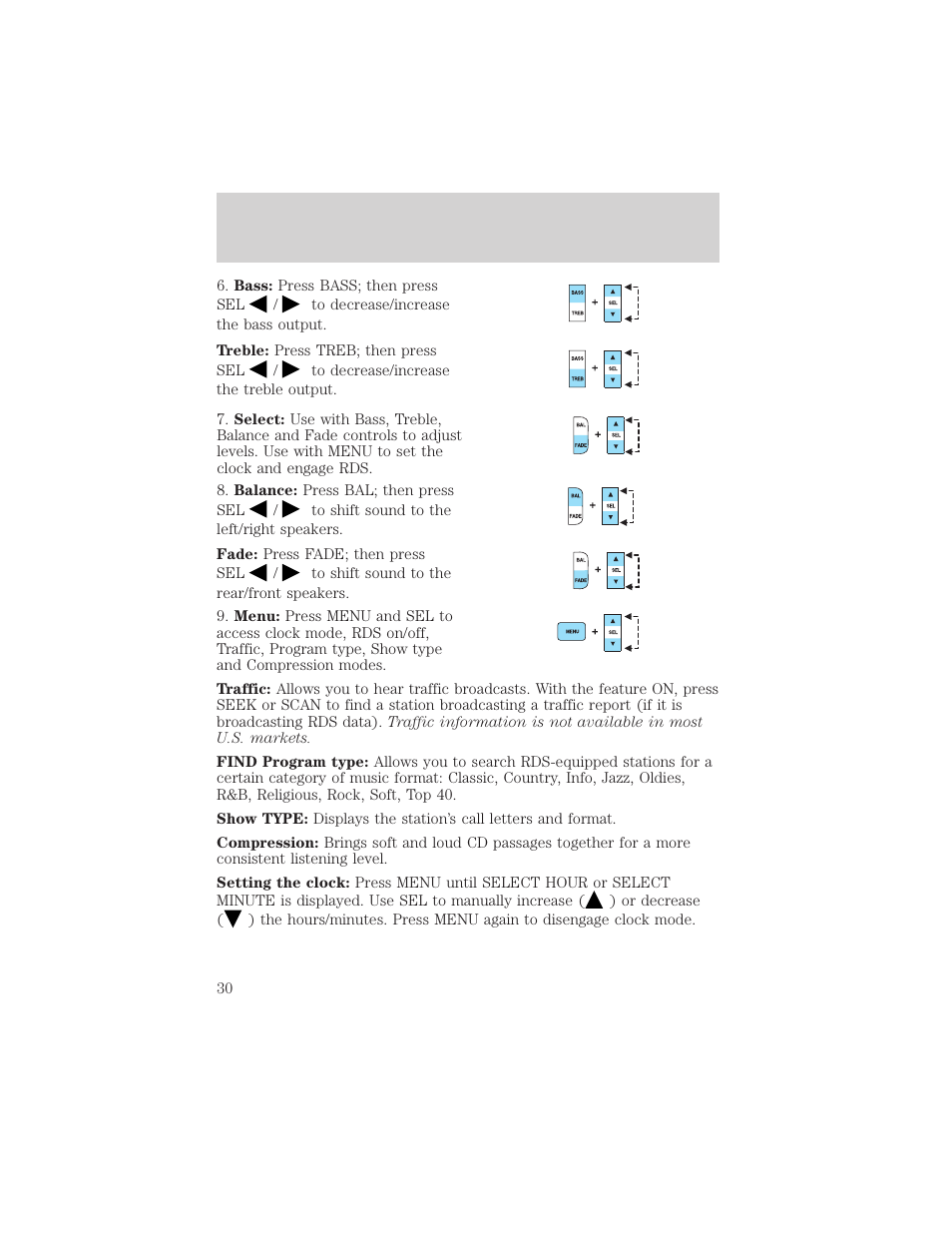 Entertainment systems | FORD 2003 F-550 v.3 User Manual | Page 30 / 280