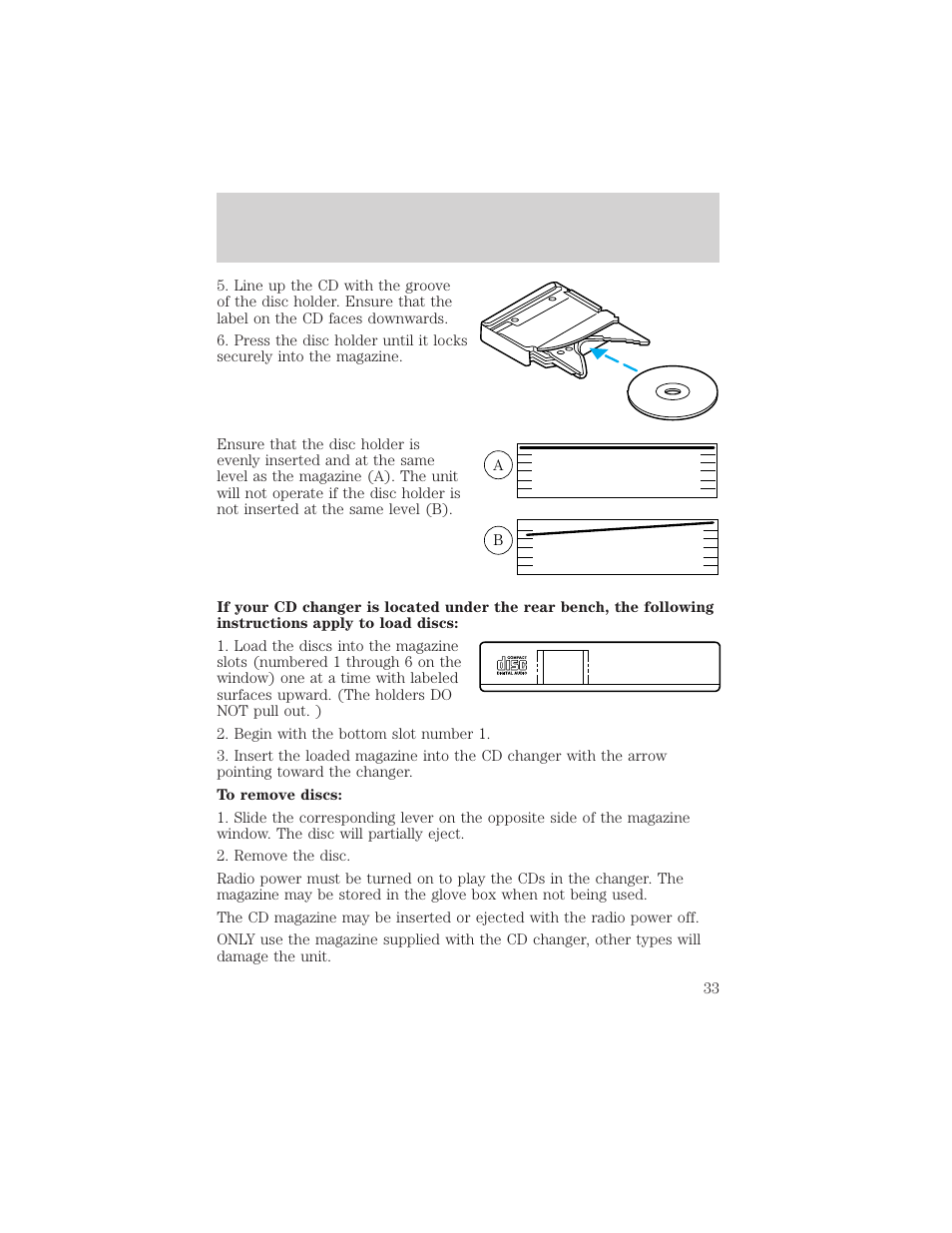 Entertainment systems | FORD 2003 F-550 v.3 User Manual | Page 33 / 280