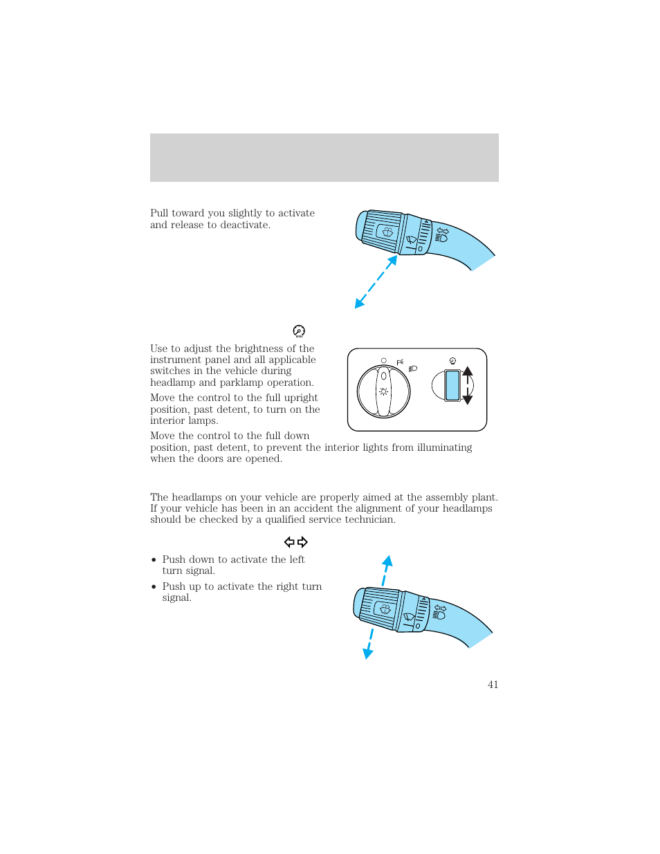 Lights | FORD 2003 F-550 v.3 User Manual | Page 41 / 280