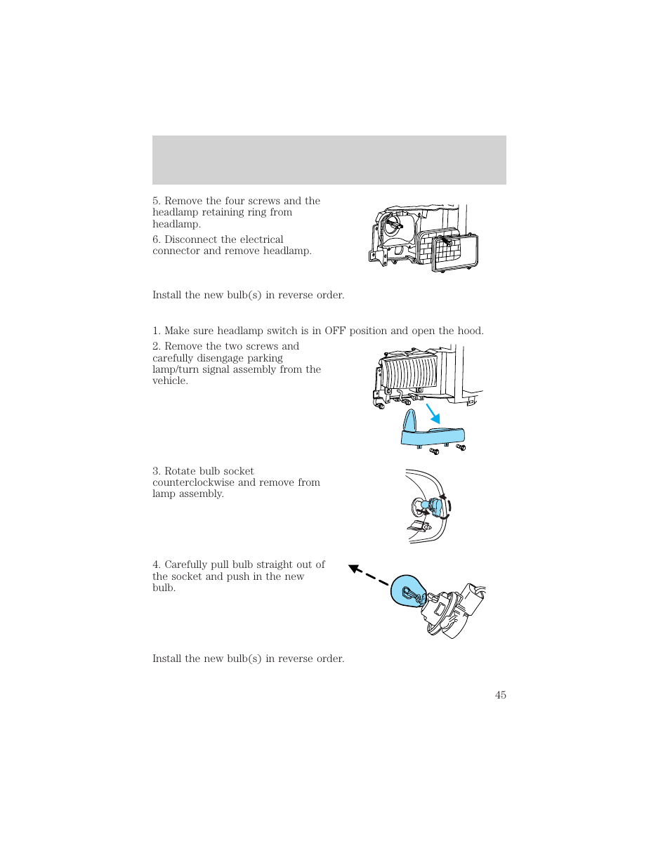 Lights | FORD 2003 F-550 v.3 User Manual | Page 45 / 280