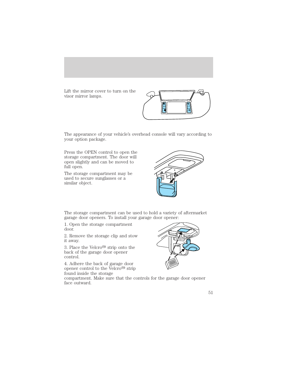 Driver controls | FORD 2003 F-550 v.3 User Manual | Page 51 / 280