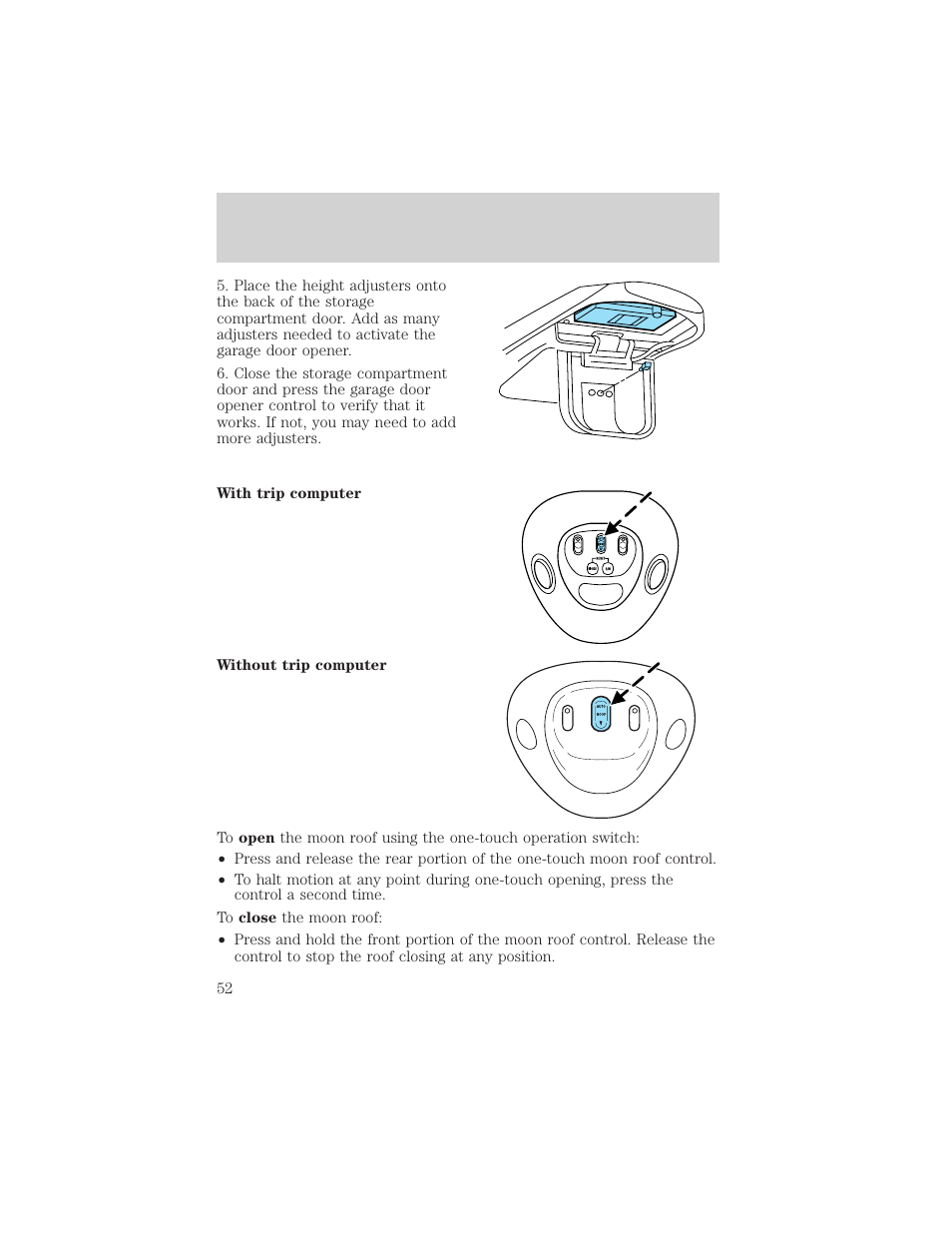 Driver controls | FORD 2003 F-550 v.3 User Manual | Page 52 / 280