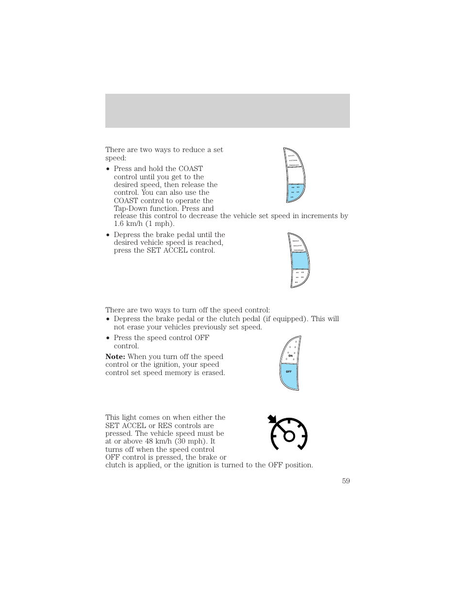 Driver controls | FORD 2003 F-550 v.3 User Manual | Page 59 / 280