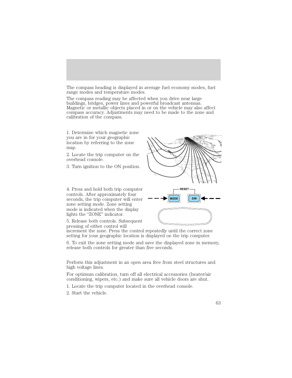 Driver controls | FORD 2003 F-550 v.3 User Manual | Page 63 / 280