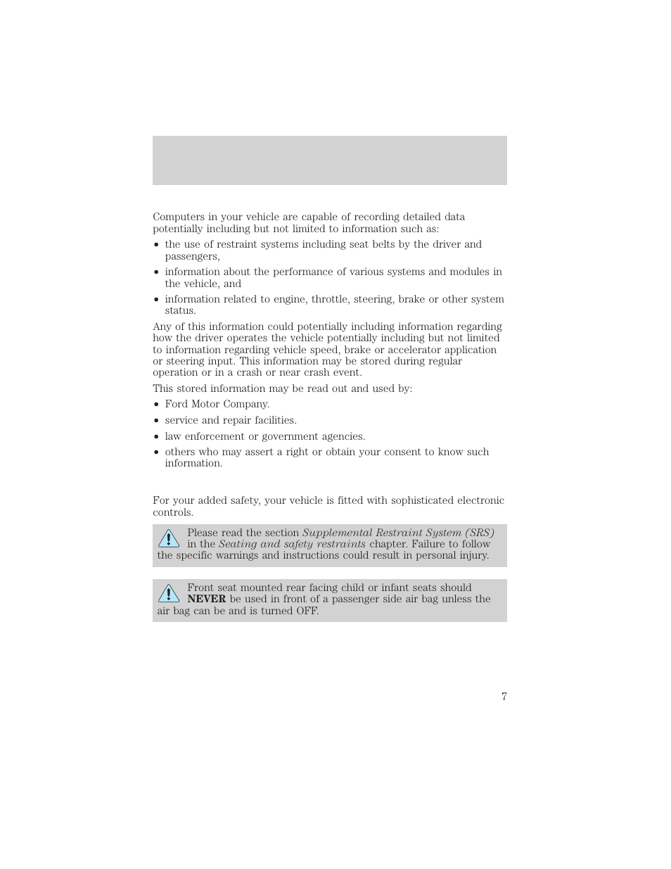 Introduction | FORD 2003 F-550 v.3 User Manual | Page 7 / 280