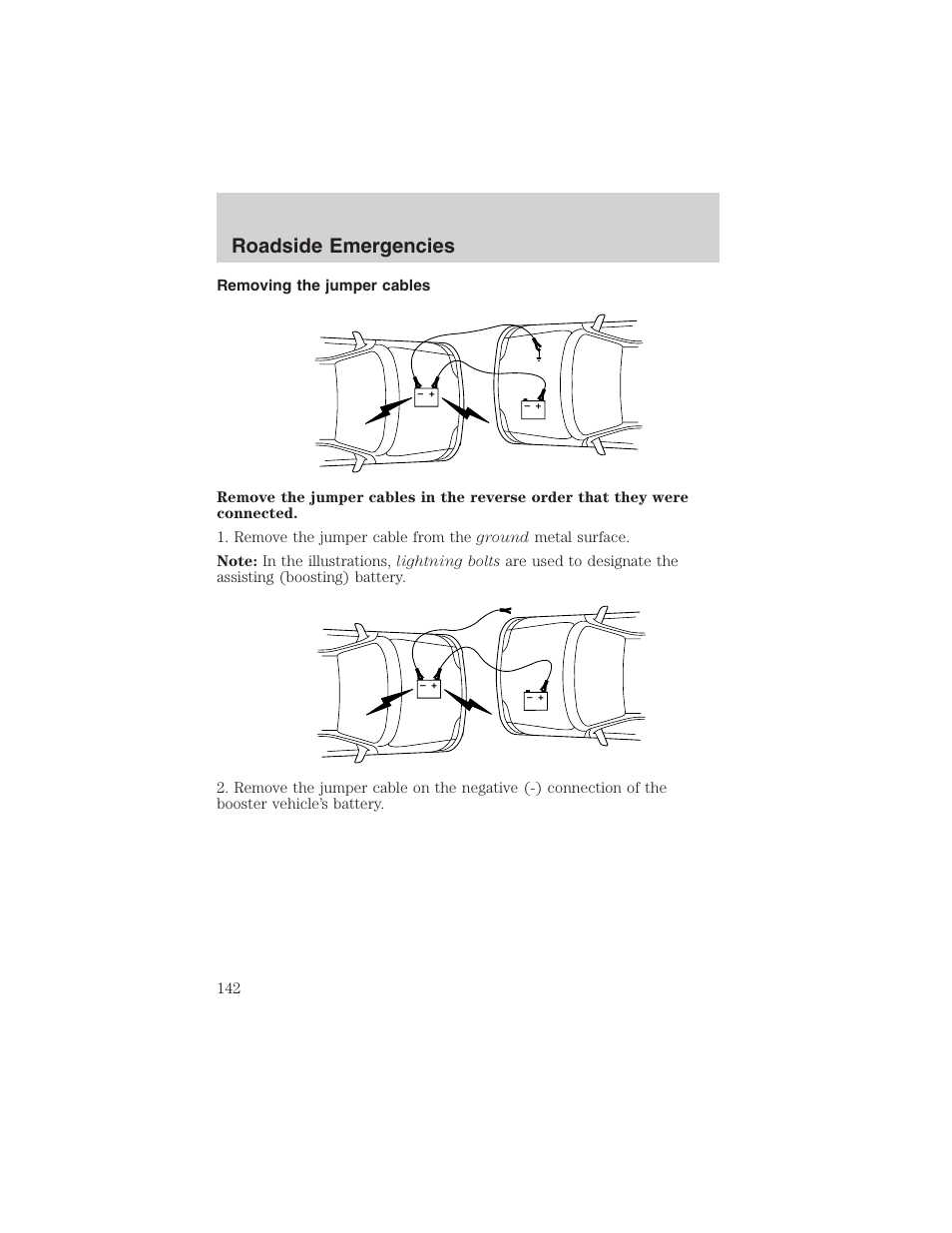 Roadside emergencies | FORD 2003 Focus User Manual | Page 142 / 216