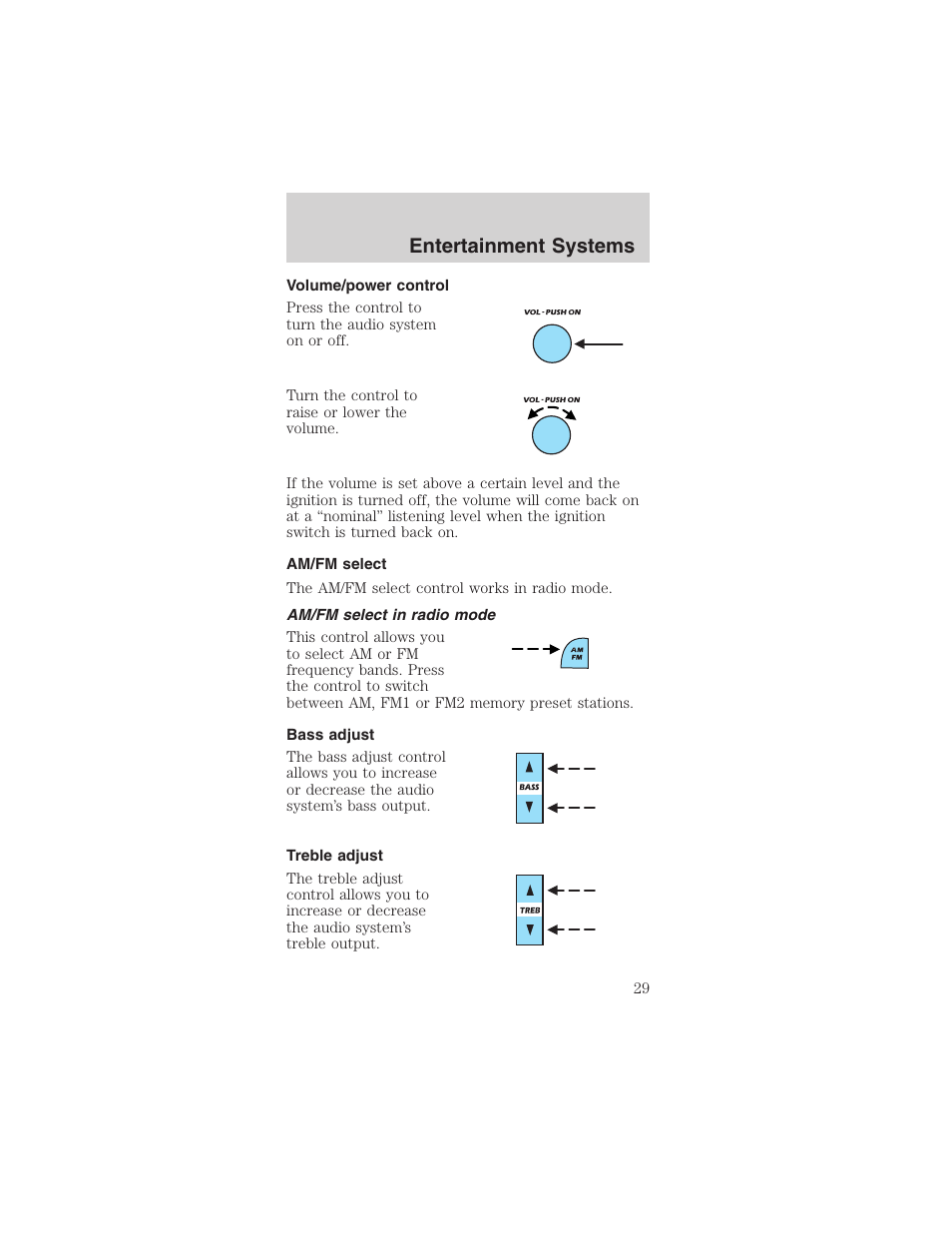 Entertainment systems | FORD 2003 Mustang v.1 User Manual | Page 29 / 256