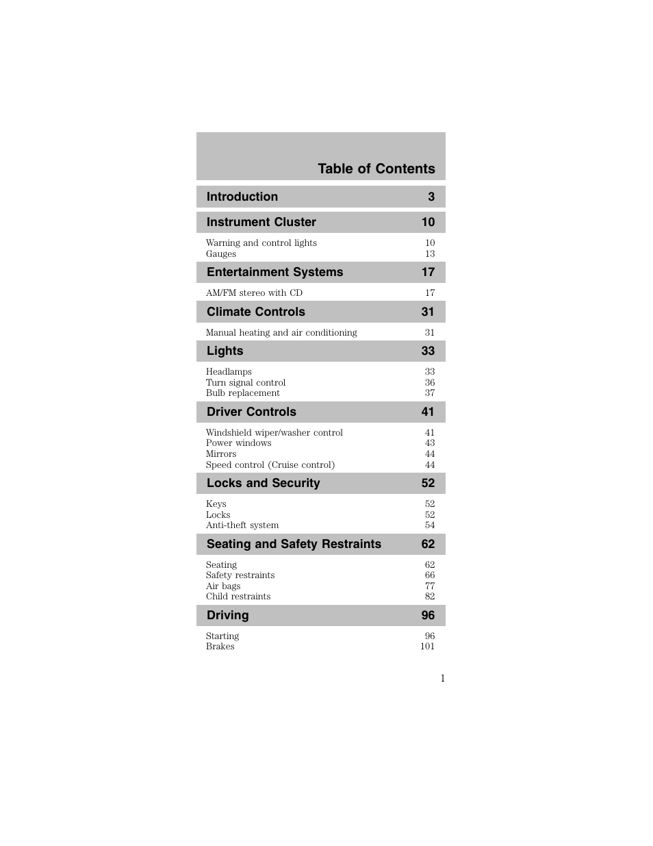 FORD 2003 Mustang v.2 User Manual | 216 pages