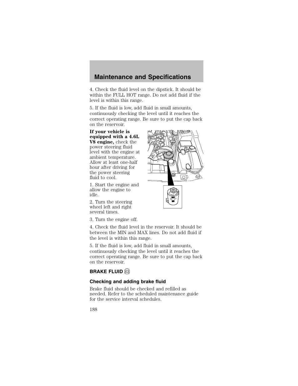 Maintenance and specifications | FORD 2003 Mustang v.2 User Manual | Page 188 / 216