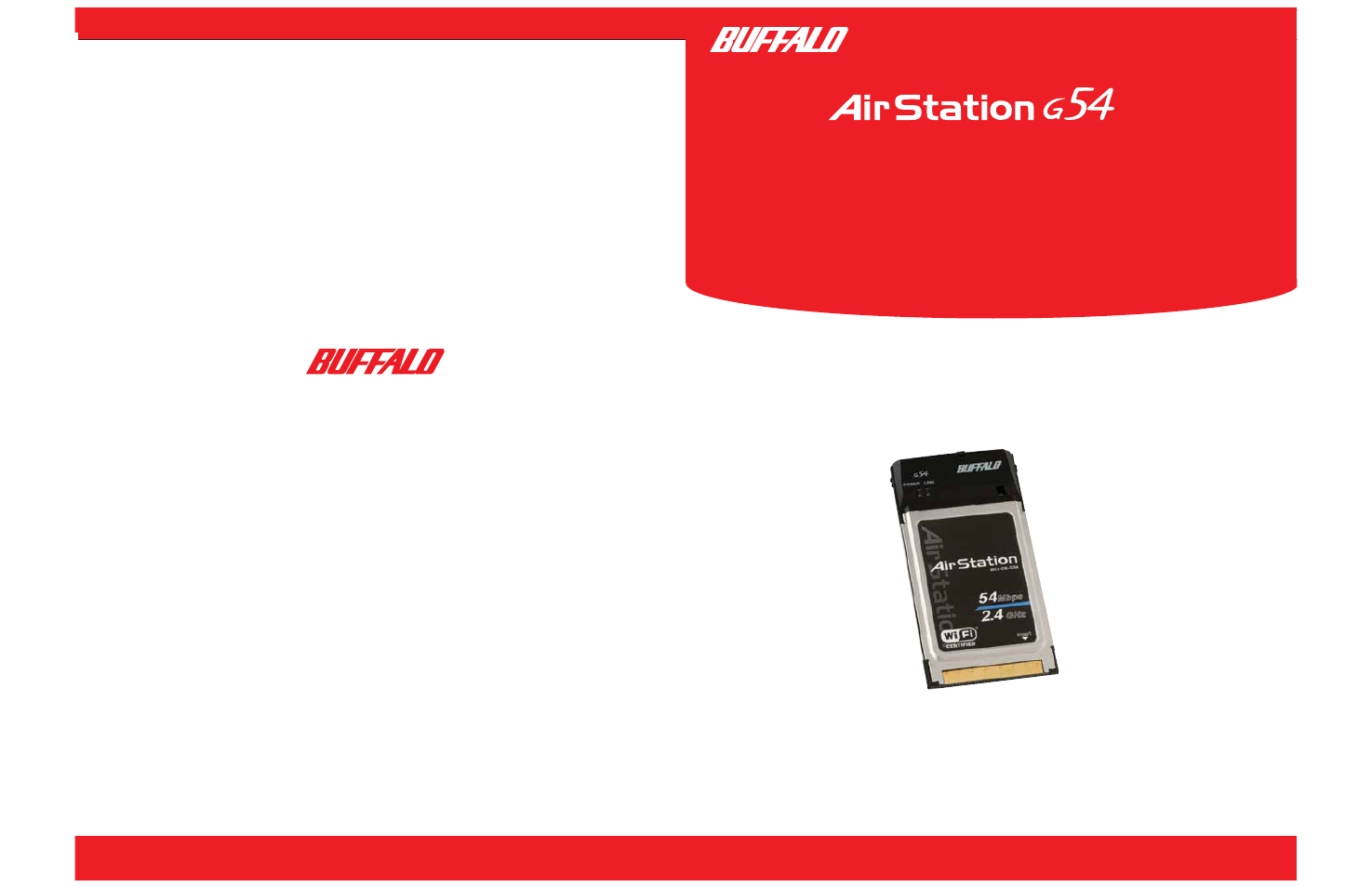 Buffalo Technology WLI-CB-G54A User Manual | 14 pages