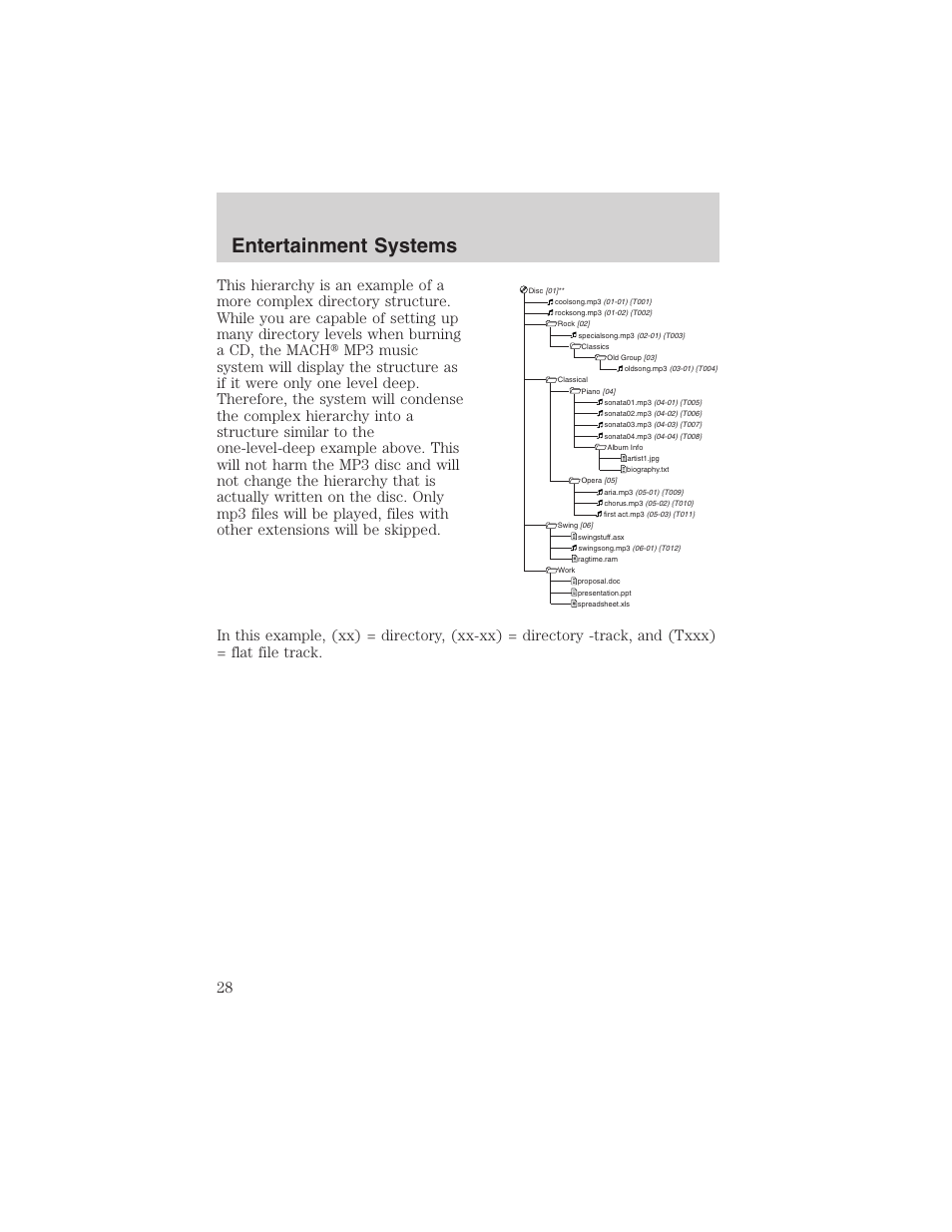 Entertainment systems | FORD 2003 Ranger v.1 User Manual | Page 28 / 248