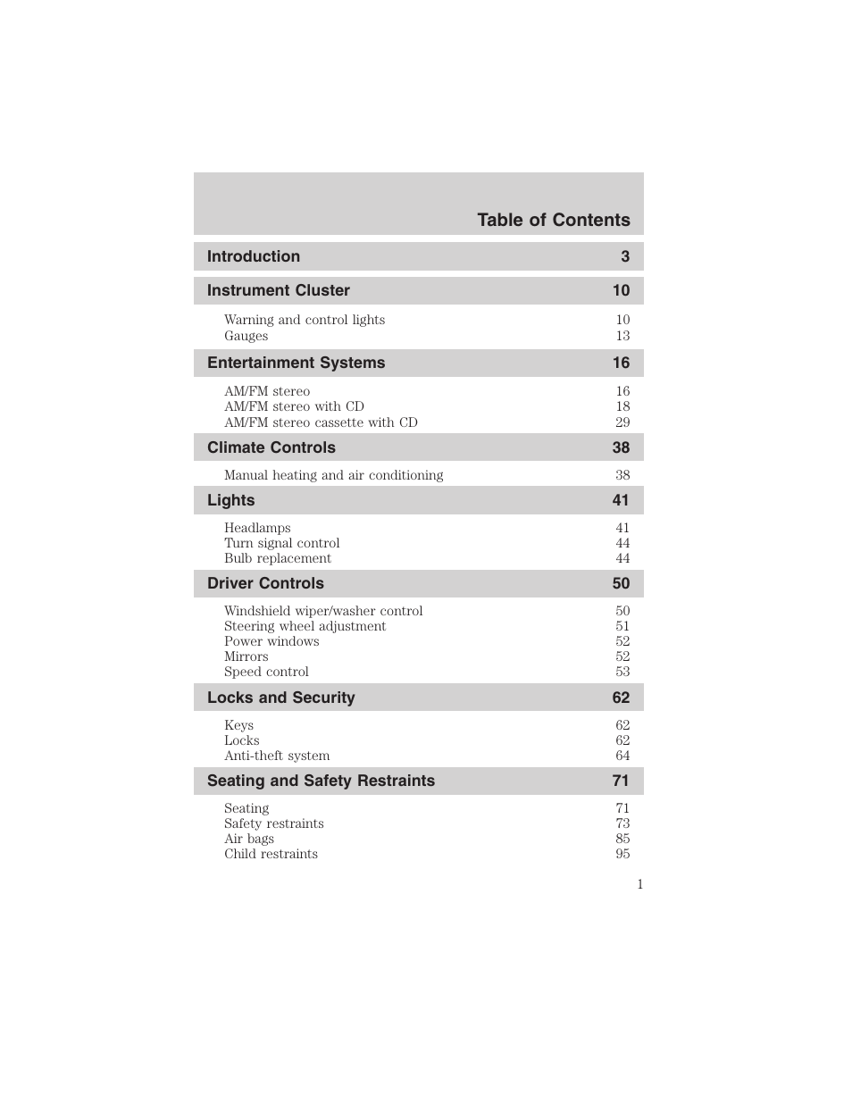 FORD 2003 Ranger v.2 User Manual | 248 pages
