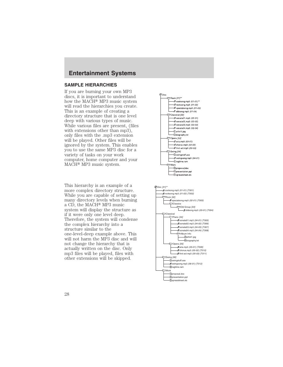 Entertainment systems | FORD 2003 Ranger v.2 User Manual | Page 28 / 248