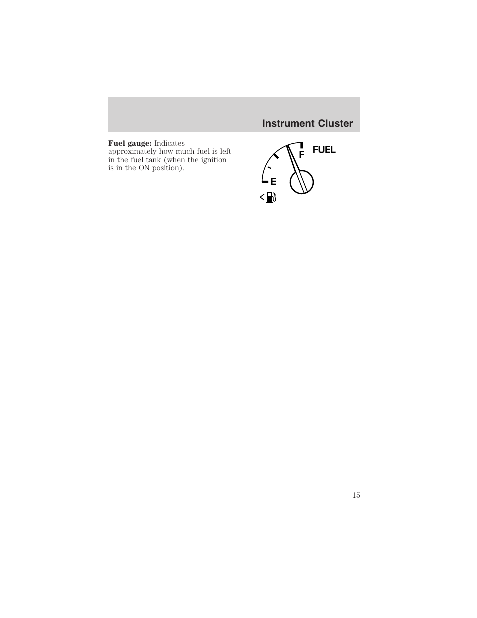 FORD 2003 Windstar v.1 User Manual | Page 15 / 240