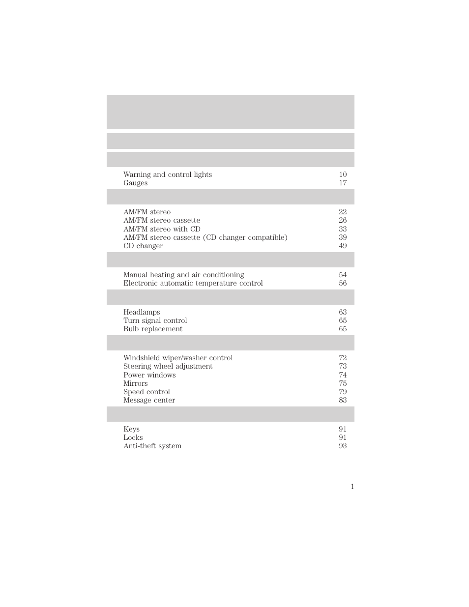 FORD 2002 Crown Victoria v.2 User Manual | 240 pages