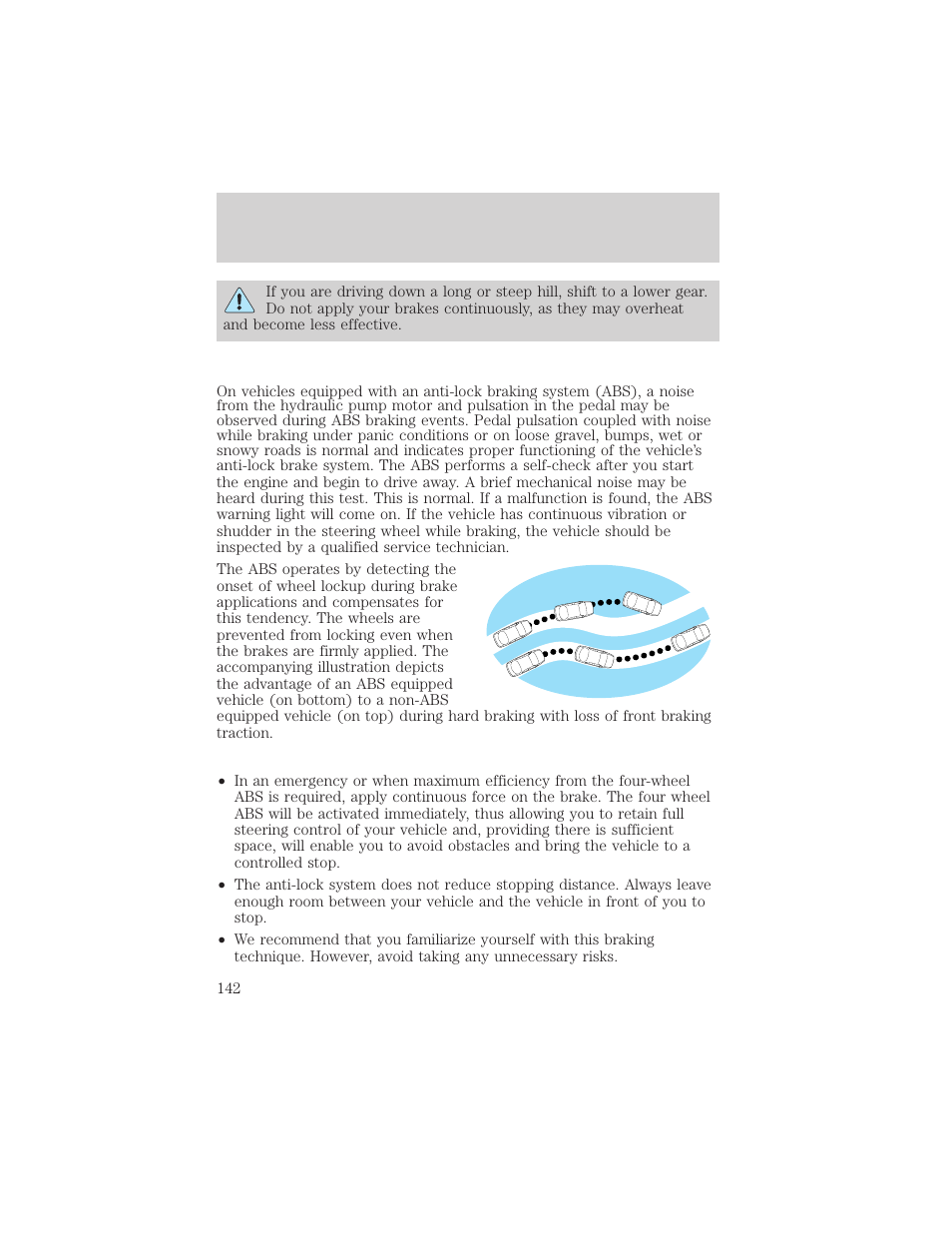 Driving | FORD 2002 Crown Victoria v.2 User Manual | Page 142 / 240