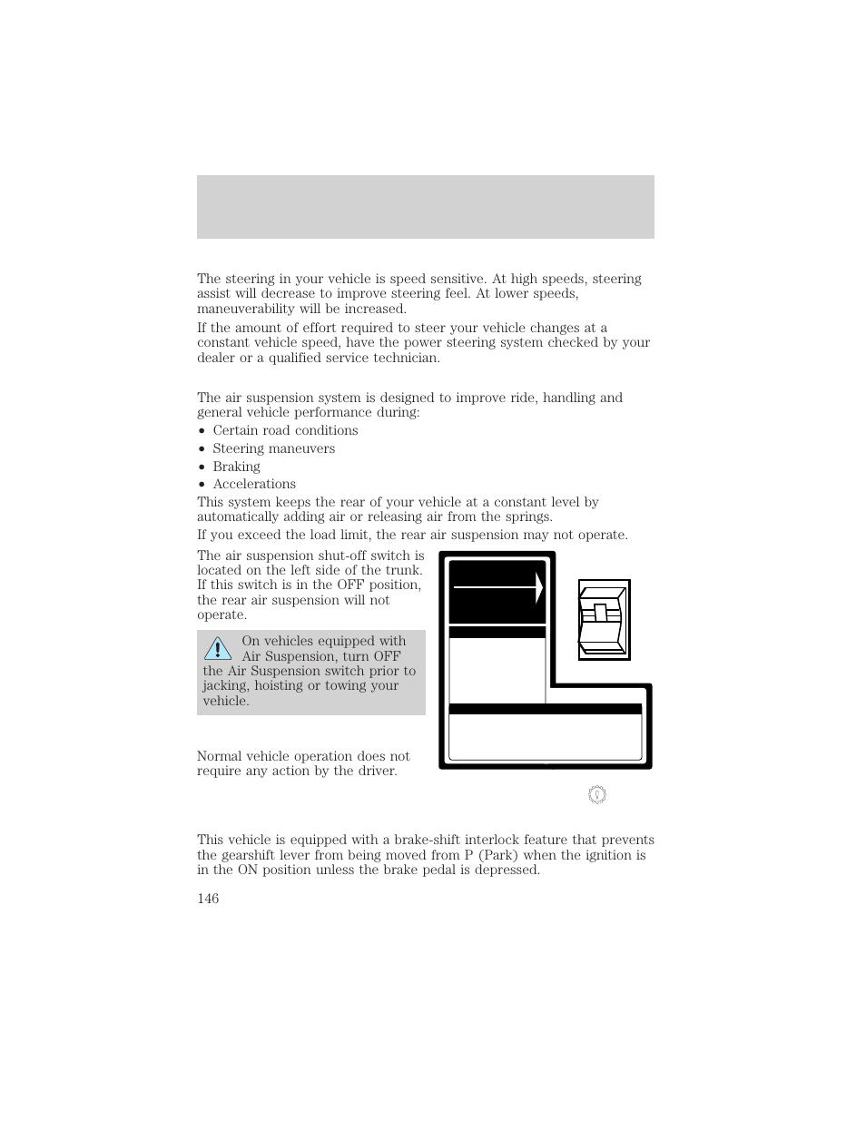 Driving | FORD 2002 Crown Victoria v.2 User Manual | Page 146 / 240