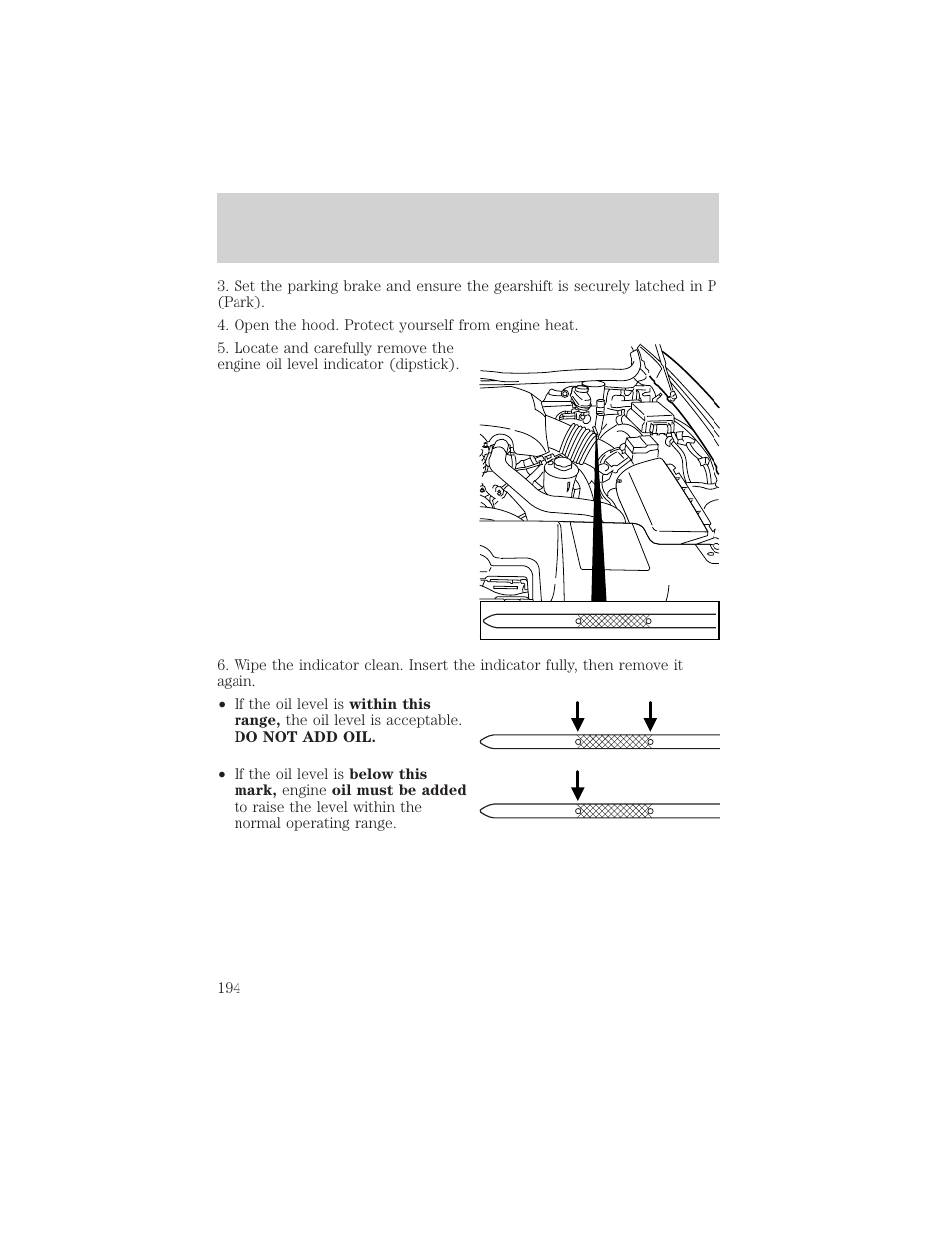 Maintenance and specifications | FORD 2002 Crown Victoria v.2 User Manual | Page 194 / 240