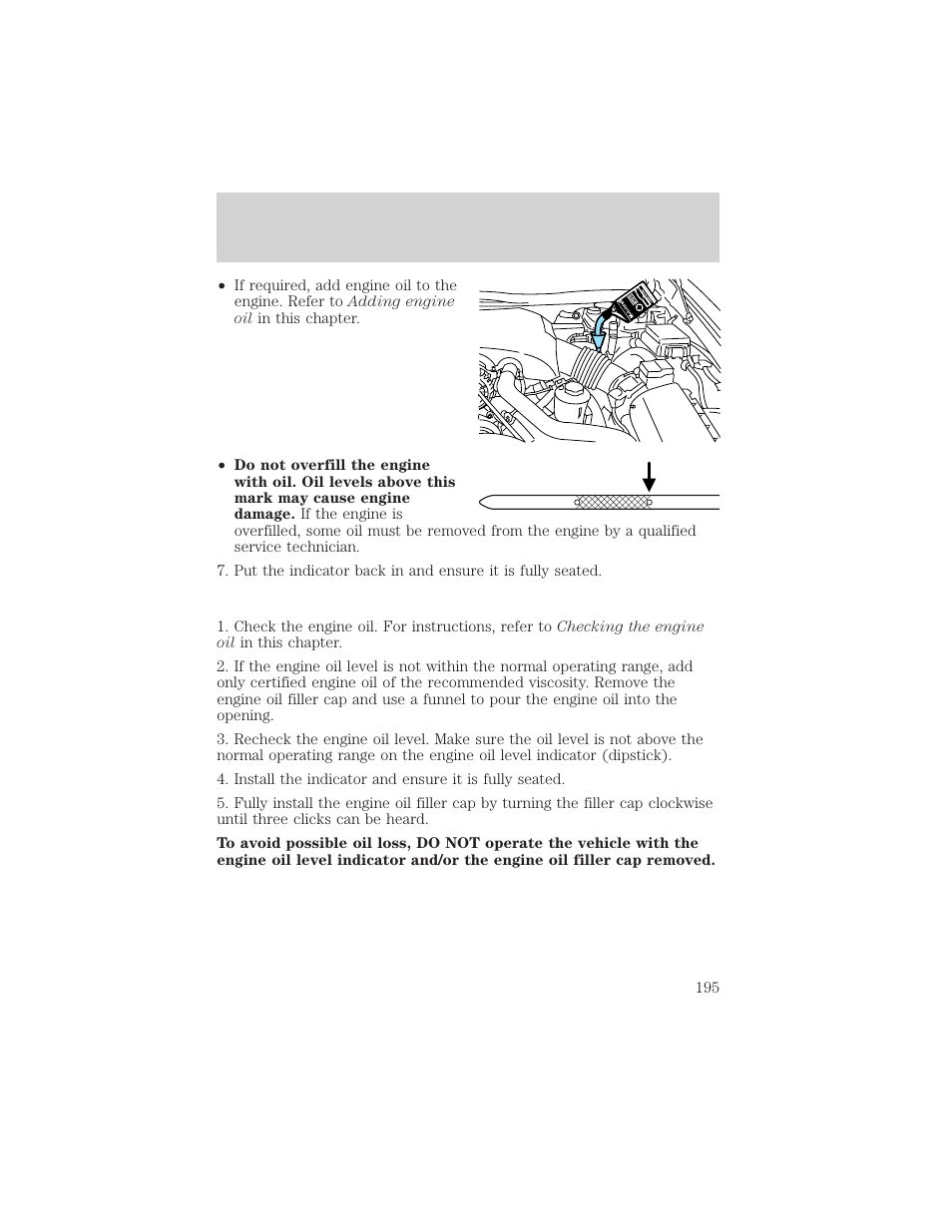 Maintenance and specifications | FORD 2002 Crown Victoria v.2 User Manual | Page 195 / 240