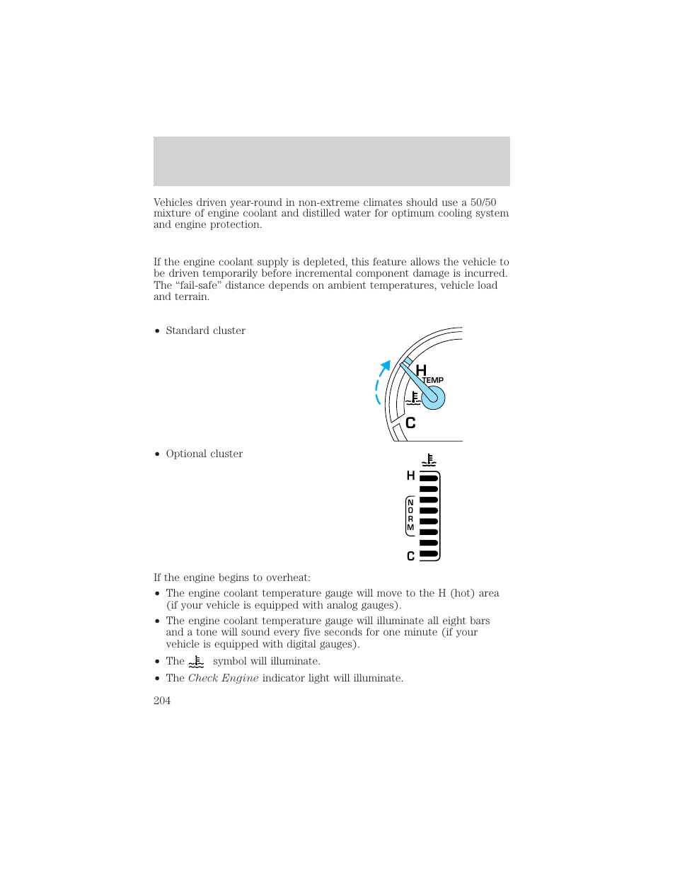 Maintenance and specifications | FORD 2002 Crown Victoria v.2 User Manual | Page 204 / 240