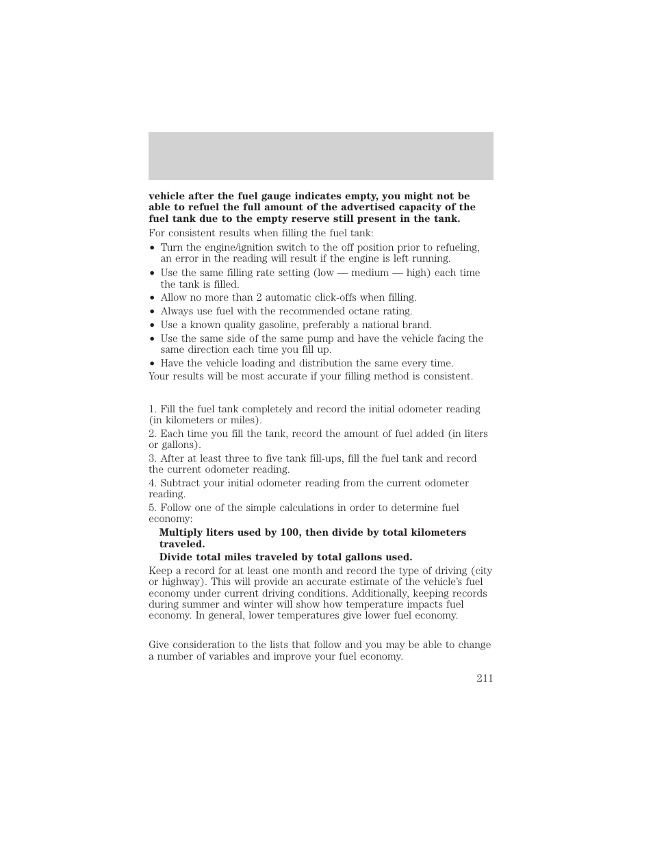 Maintenance and specifications | FORD 2002 Crown Victoria v.2 User Manual | Page 211 / 240