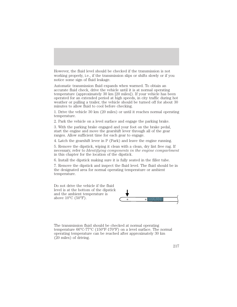 Maintenance and specifications | FORD 2002 Crown Victoria v.2 User Manual | Page 217 / 240