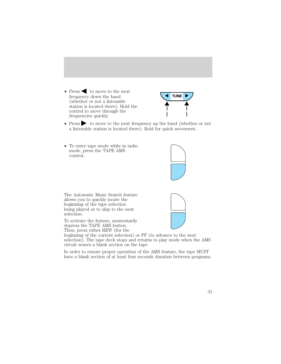 FORD 2002 Crown Victoria v.2 User Manual | Page 31 / 240