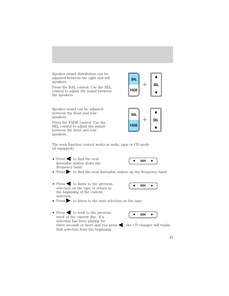 Entertainment systems | FORD 2002 Crown Victoria v.2 User Manual | Page 41 / 240