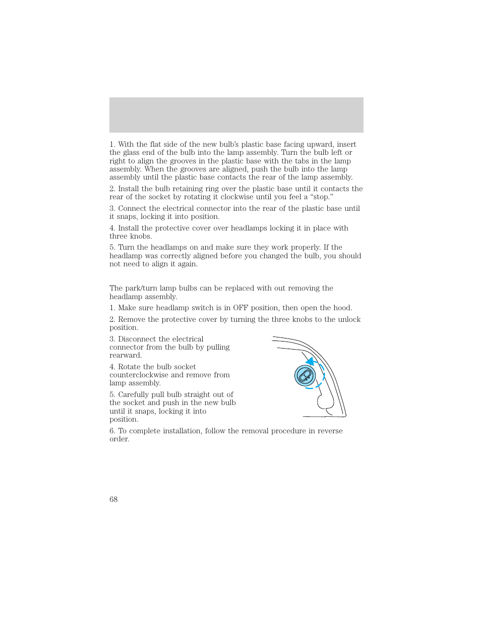 Lights | FORD 2002 Crown Victoria v.2 User Manual | Page 68 / 240