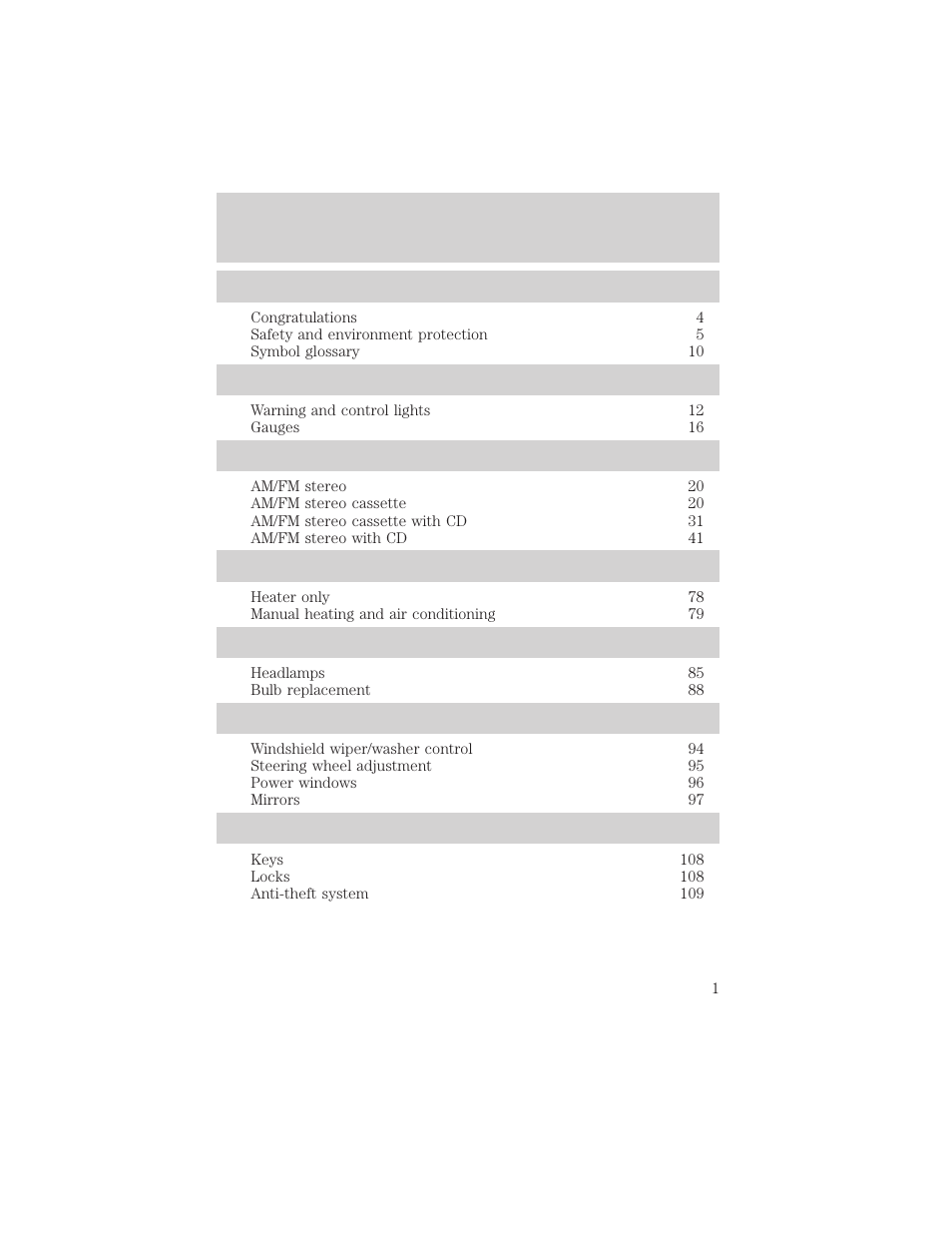 FORD 2002 E-450 v.1 User Manual | 272 pages