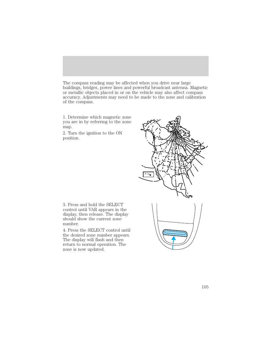 Driver controls | FORD 2002 E-450 v.1 User Manual | Page 105 / 272