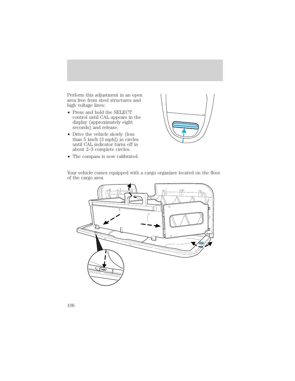 Driver controls | FORD 2002 E-450 v.1 User Manual | Page 106 / 272