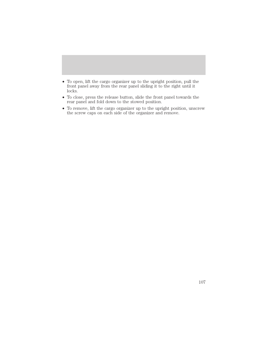 Driver controls | FORD 2002 E-450 v.1 User Manual | Page 107 / 272