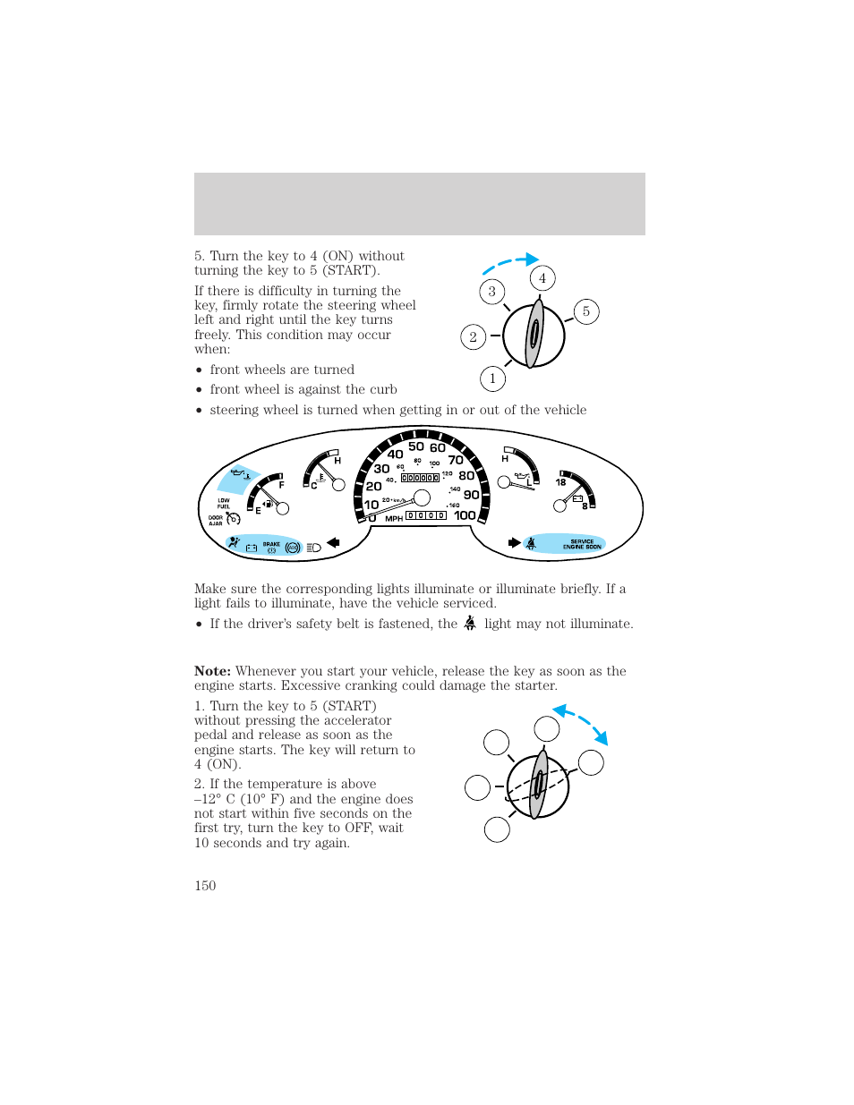 Driving | FORD 2002 E-450 v.1 User Manual | Page 150 / 272