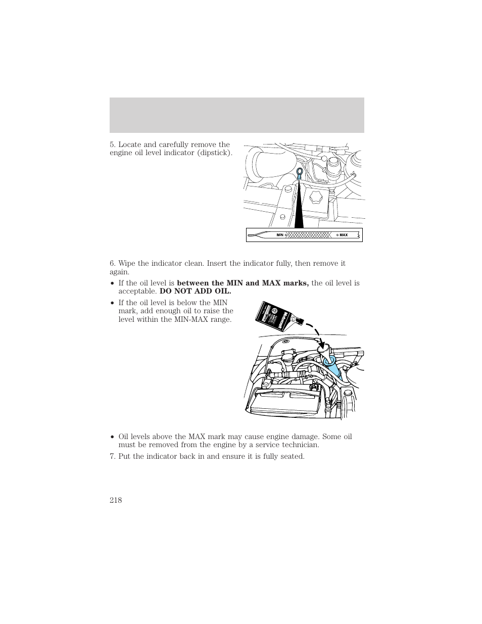 Maintenance and specifications | FORD 2002 E-450 v.1 User Manual | Page 218 / 272