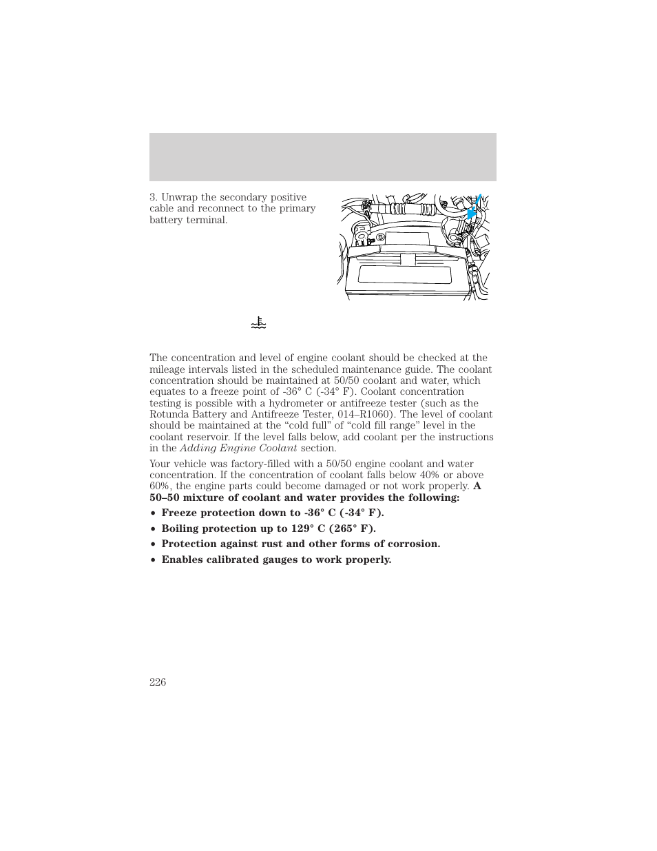 Maintenance and specifications | FORD 2002 E-450 v.1 User Manual | Page 226 / 272