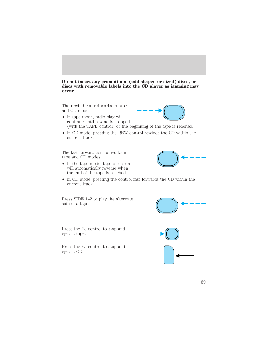 Entertainment systems | FORD 2002 E-450 v.1 User Manual | Page 39 / 272