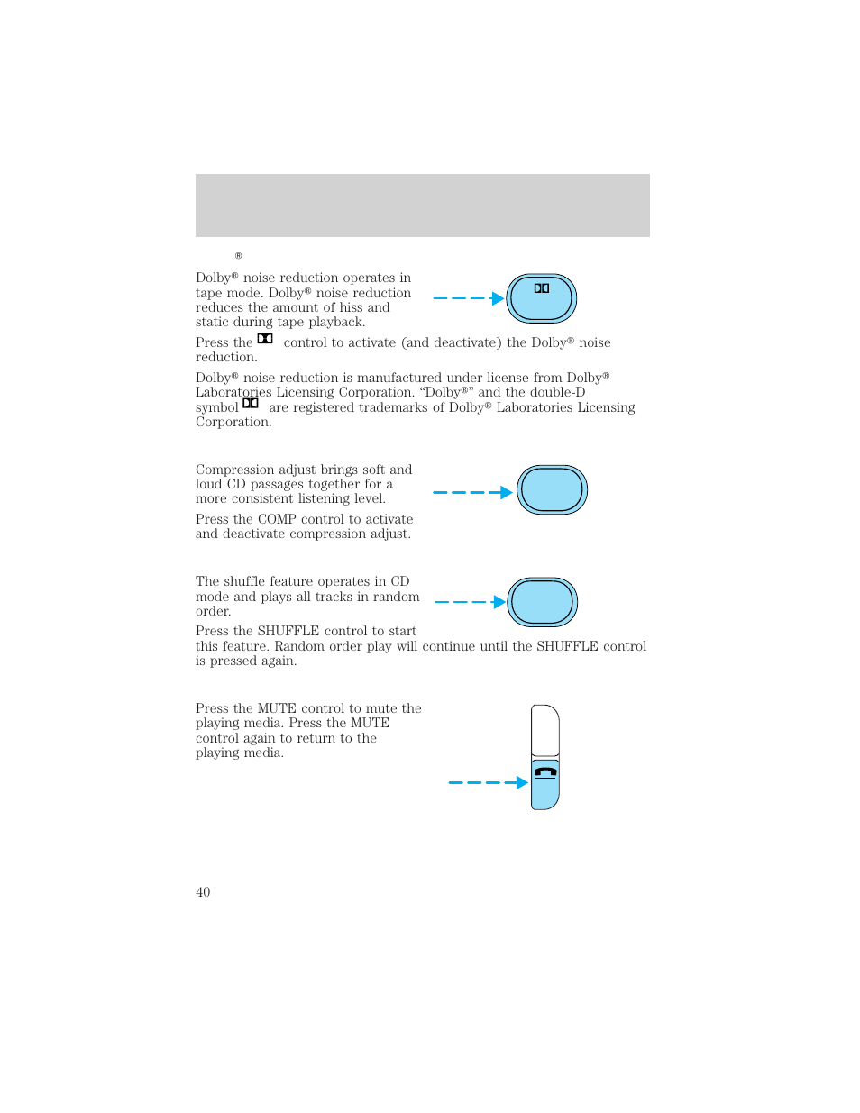 Entertainment systems | FORD 2002 E-450 v.1 User Manual | Page 40 / 272