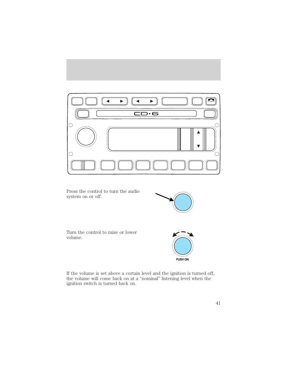 Entertainment systems | FORD 2002 E-450 v.1 User Manual | Page 41 / 272