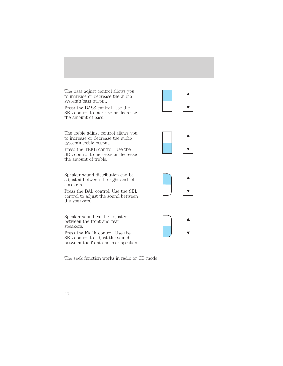 Entertainment systems | FORD 2002 E-450 v.1 User Manual | Page 42 / 272