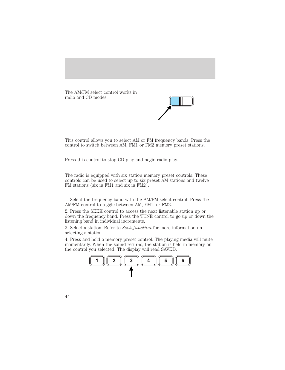Entertainment systems | FORD 2002 E-450 v.1 User Manual | Page 44 / 272