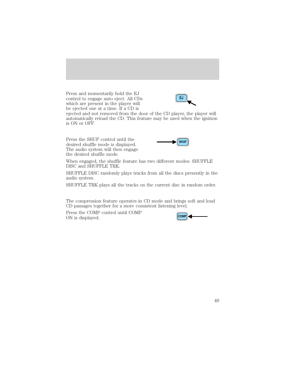 Entertainment systems | FORD 2002 E-450 v.1 User Manual | Page 49 / 272
