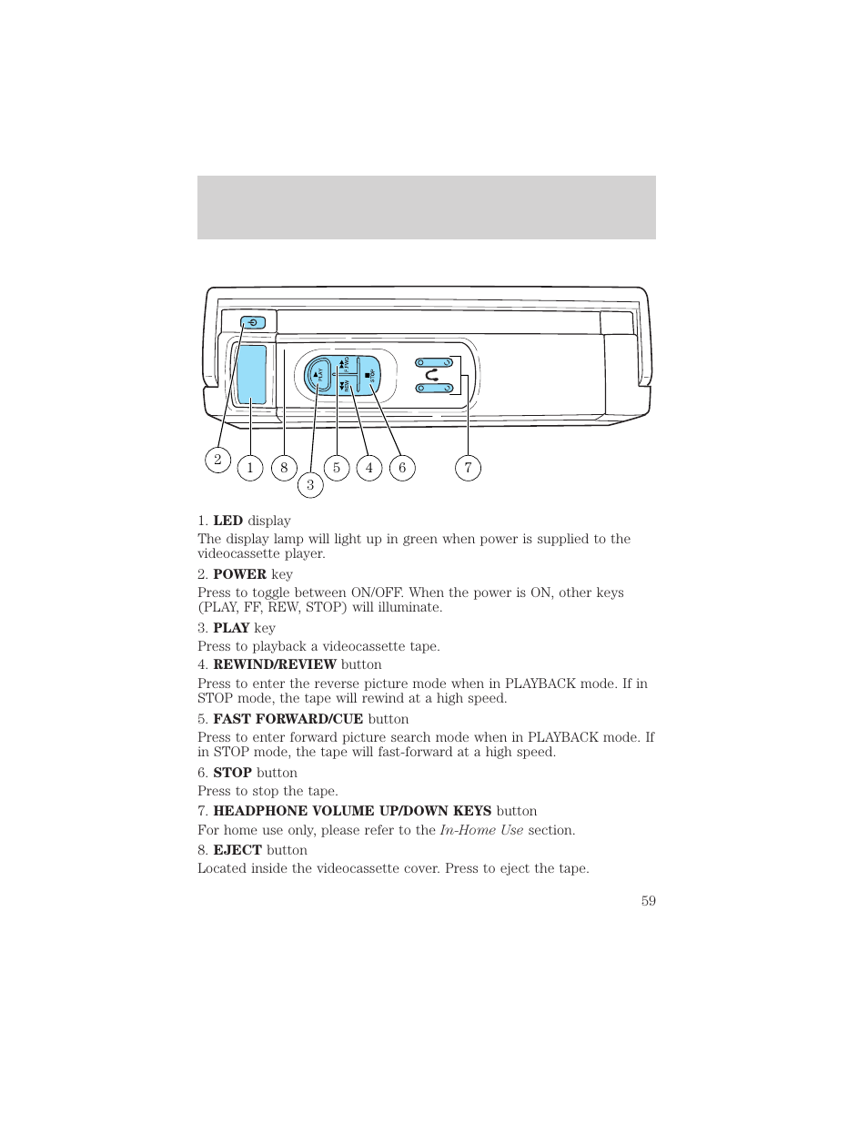 Entertainment systems | FORD 2002 E-450 v.1 User Manual | Page 59 / 272