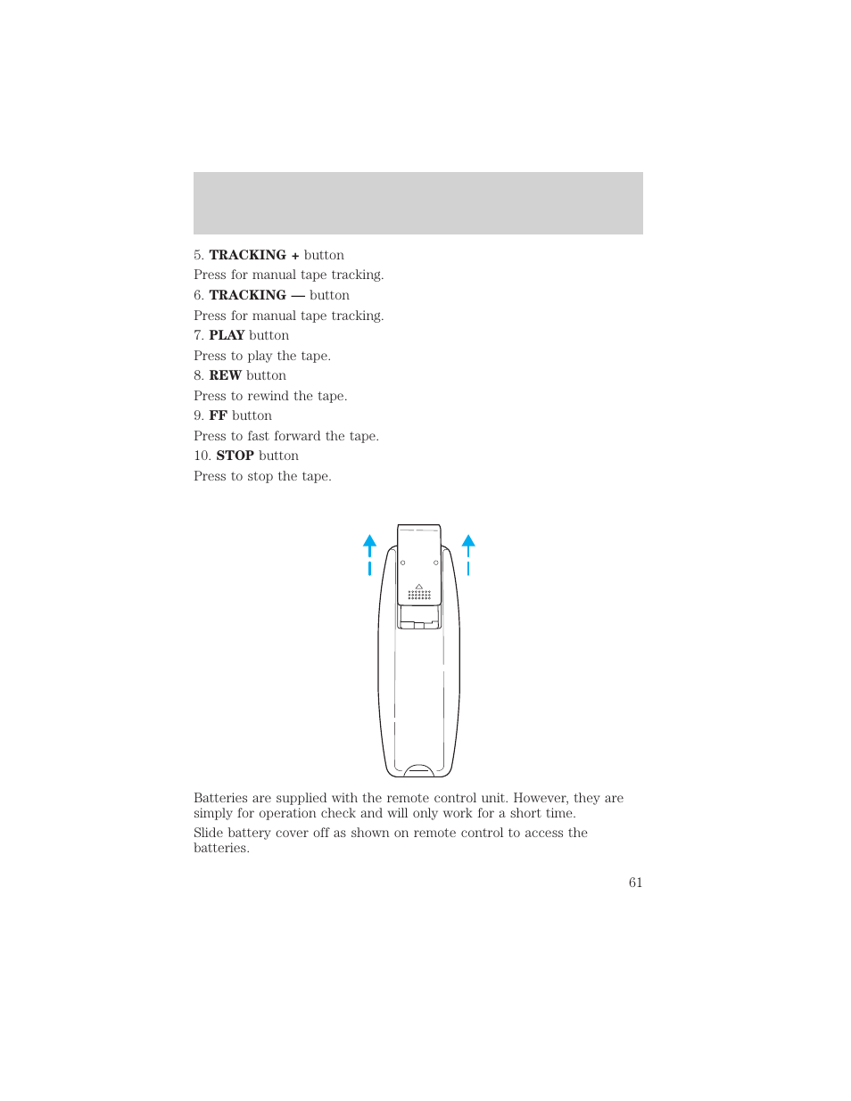 Entertainment systems | FORD 2002 E-450 v.1 User Manual | Page 61 / 272