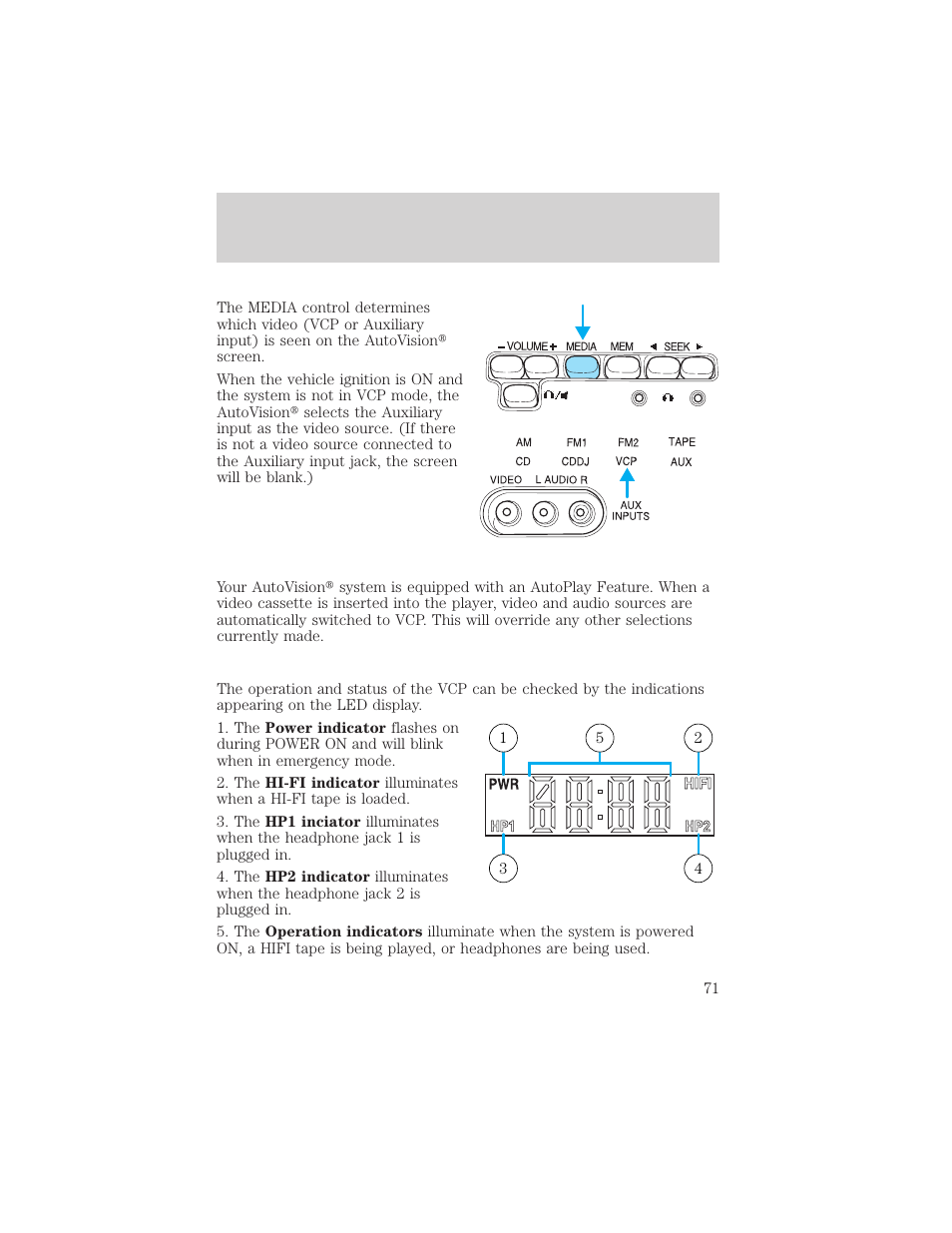 Entertainment systems | FORD 2002 E-450 v.1 User Manual | Page 71 / 272