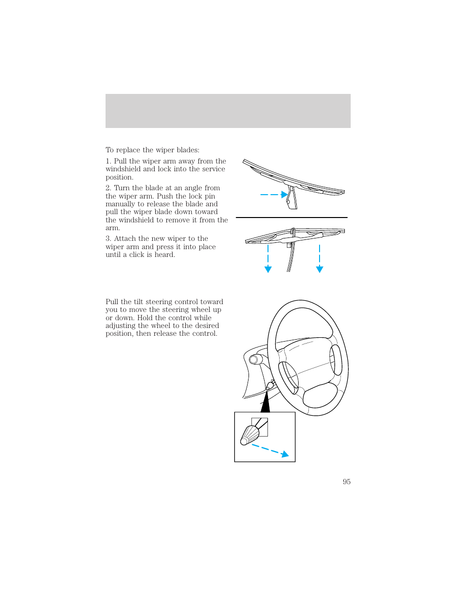 Driver controls | FORD 2002 E-450 v.1 User Manual | Page 95 / 272
