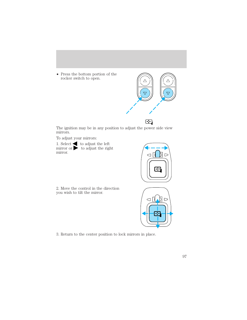 Driver controls | FORD 2002 E-450 v.1 User Manual | Page 97 / 272